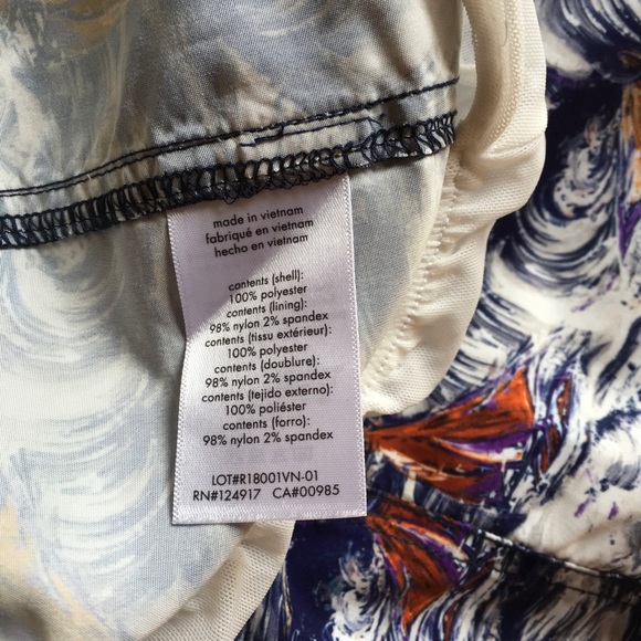 Size 38 ONIA Mens Calder Mediterranean Sails Swim Short - Picture 13 of 13